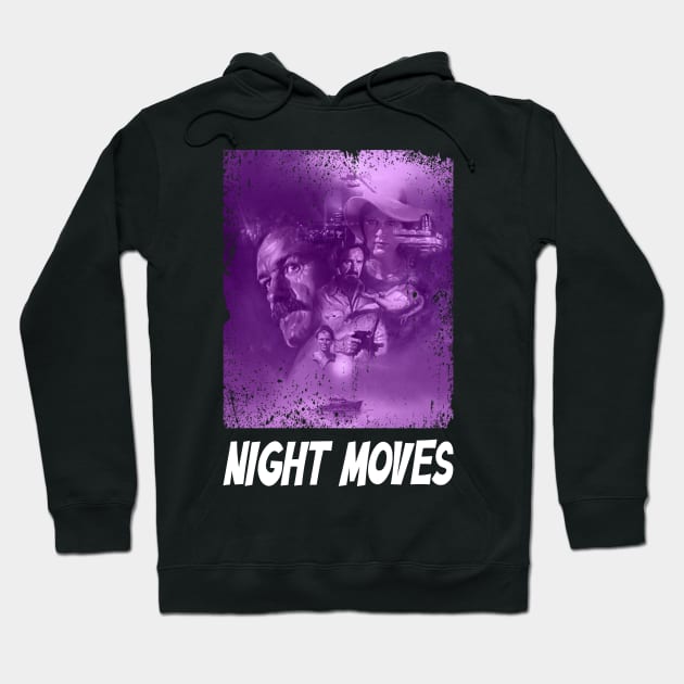 Stylish Shadows Night Movie Tees, Dive into the Mystery of the 1970s Detective Genre in Fashion Hoodie by JaylahKrueger